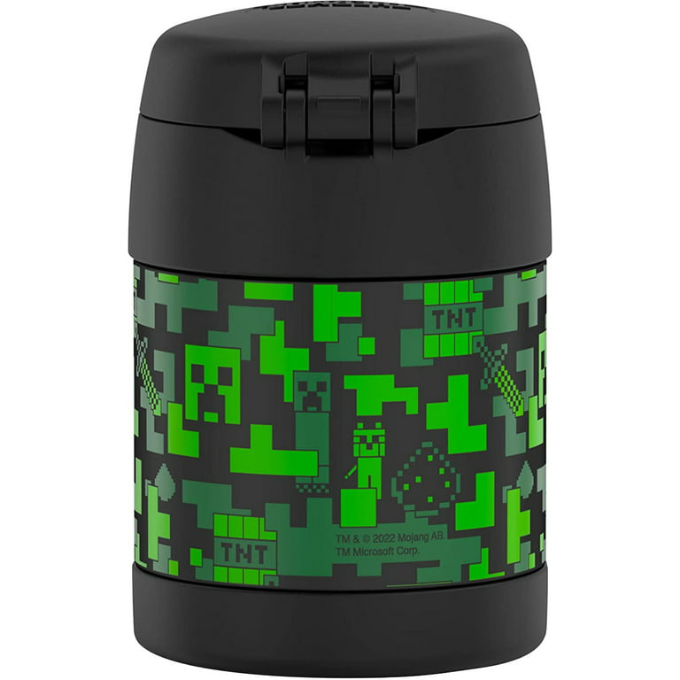Thermos Minecraft 10oz FUNtainer Food Jar with Spoon - Black