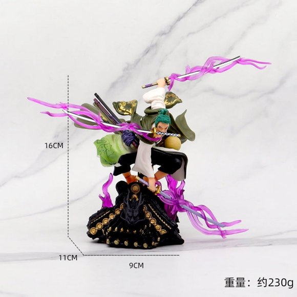 One Piece Zoro Three Thousand Worlds High Quality Edition Three Swords Style Anime Figure Model Ornaments Doll