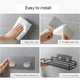 thumbnail image 3 of Estante de almacenamiento para baño de hierro forjado, almacenamiento para baño de hierro forjado, estante colgante para baño, organizador de inodoro Ultra sensible, 3 of 8