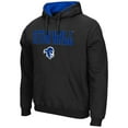 thumbnail image 2 of Men's Colosseum Black Seton Hall Pirates Arch & Logo 3.0 Pullover Hoodie, 2 of 3