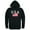 Black, variant on Rapid Dominance TS4-789-BLK-01 USA & Flag Graphic Pullover Hoodie, Black - Small