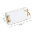thumbnail image 2 of De Resina Con Lazo, Plato Para Aperitivos Y Frutas, Bandeja Decorativa Para Servir Speravity HA039536-03, 2 of 4