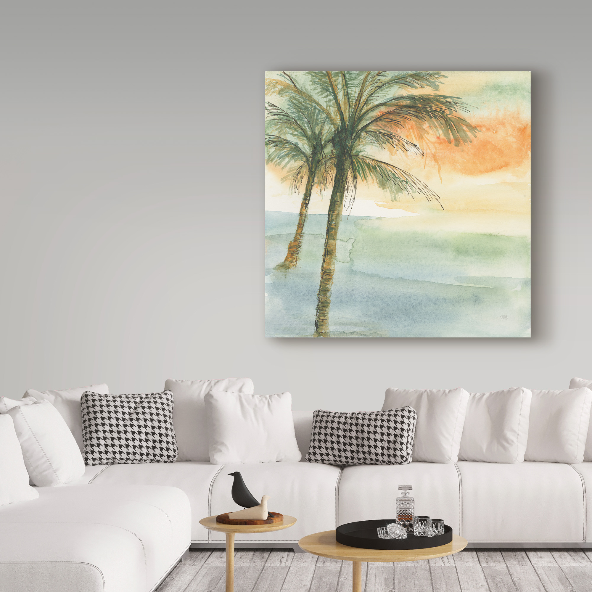 Trademark Fine Art 'Island Sunset I' Canvas Art by Chris Paschke