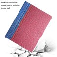 thumbnail image 4 of Allytech stitching multicolor Tablet Case Compatible with 9-10.1 inch Universal Tablet Case,PU Leather Folio With shockproof kickstand for Table Case 9-10.1 inchun10,Rose, 4 of 6