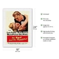 thumbnail image 2 of The Bad and the Beautiful - Starring Kirk Douglas and Lana Turner - Vintage Film Movie Poster c.1952 - Japanese Unryu Rice Paper Art Print (Unframed) 18 x 24 in, 2 of 4