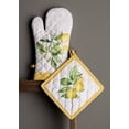 thumbnail image 3 of Maison d' Hermine Limoncello 100% Cotton Easter Set of Oven Mitt (7.5 Inch by 13 Inch) and Pot Holder (8 Inch by 8 Inch) for BBQ | Cooking | Baking | Grilling | Barbecue | Spring/Summer, 3 of 6
