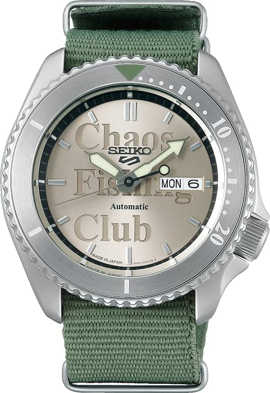 Seiko Watch] Watch Five Sports Chaos Fishing Club Collaboration Limited  Model SBSA169 Men's Green 