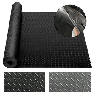 Tonchean Garage Drainage Floor Tile Non-Slip Floor Mats 3X 10, Pool Mat for Floor 0.22 Thick, Wet Area Rubber Floor Tile Commerc