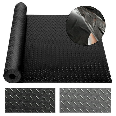 Garage Floor Mat Roll 2.9MM Thick Trailer Floor Covering Flooring Raised Anti-Slip Mat