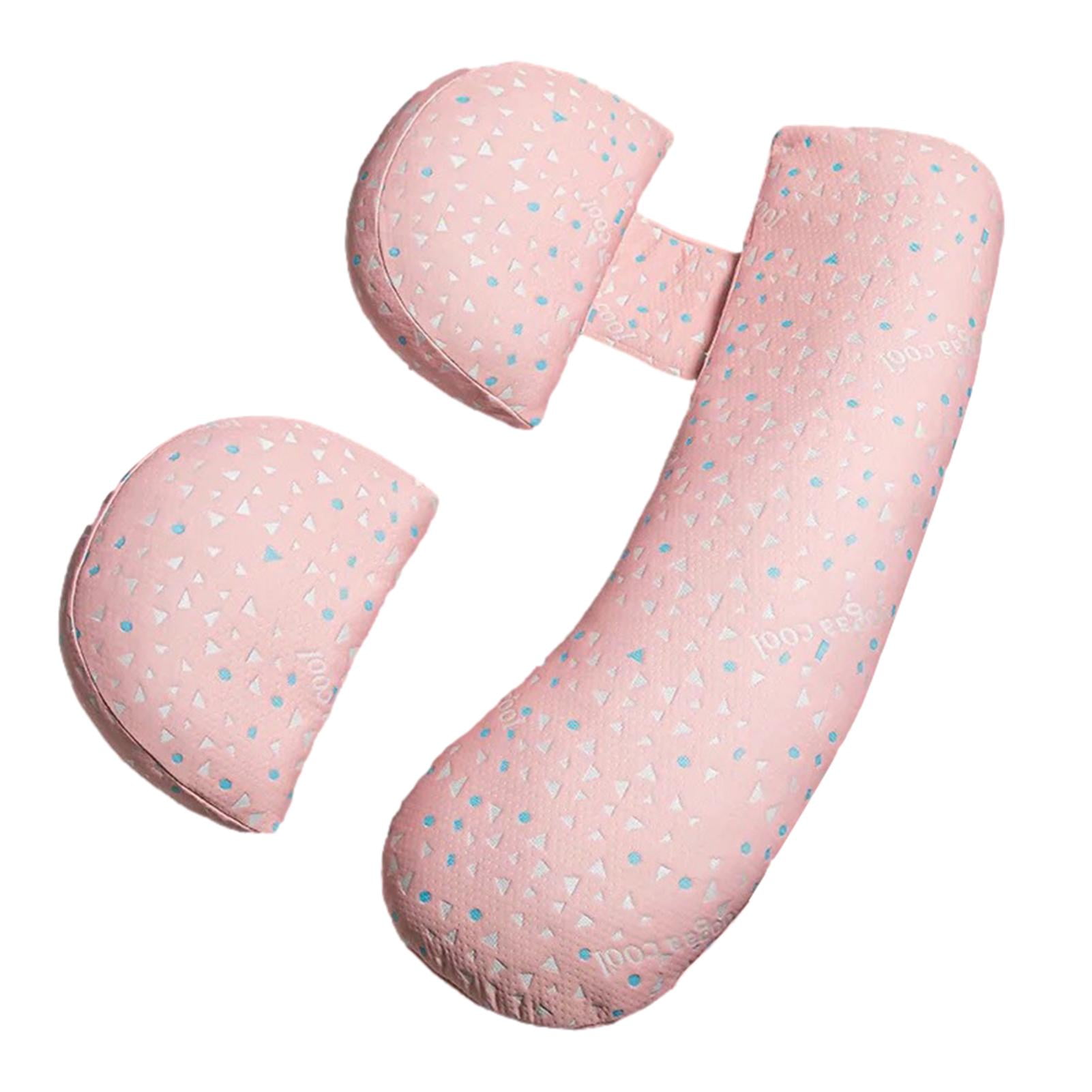 Gehofer Pregnancy Pillow Comfortable Body Pillow Soft Wedge Pregnancy Pillow for Sleeping