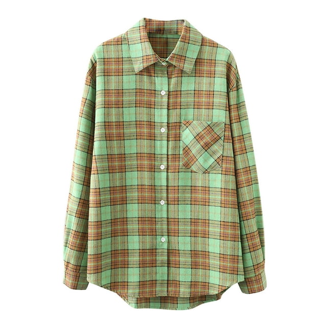 Fridja Femmes à Manches Longues Tops Revers Simple Cardigan Chemise Mode Maille Chemisier
