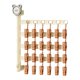 thumbnail image 3 of Tendedero Zxsyw, resistente a las manchas, beige, 1 unidad, 3 of 6