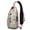 Floral Tropical, variant on Technology Engineering Mathematics Sling Backpack, Science Lover Crossbody Daypack for Classroom and Lab