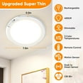 thumbnail image 2 of Nordic Hygge Rechargeable Motion Sensor Ceiling Light with Remote, 1 Pack, 2 of 8