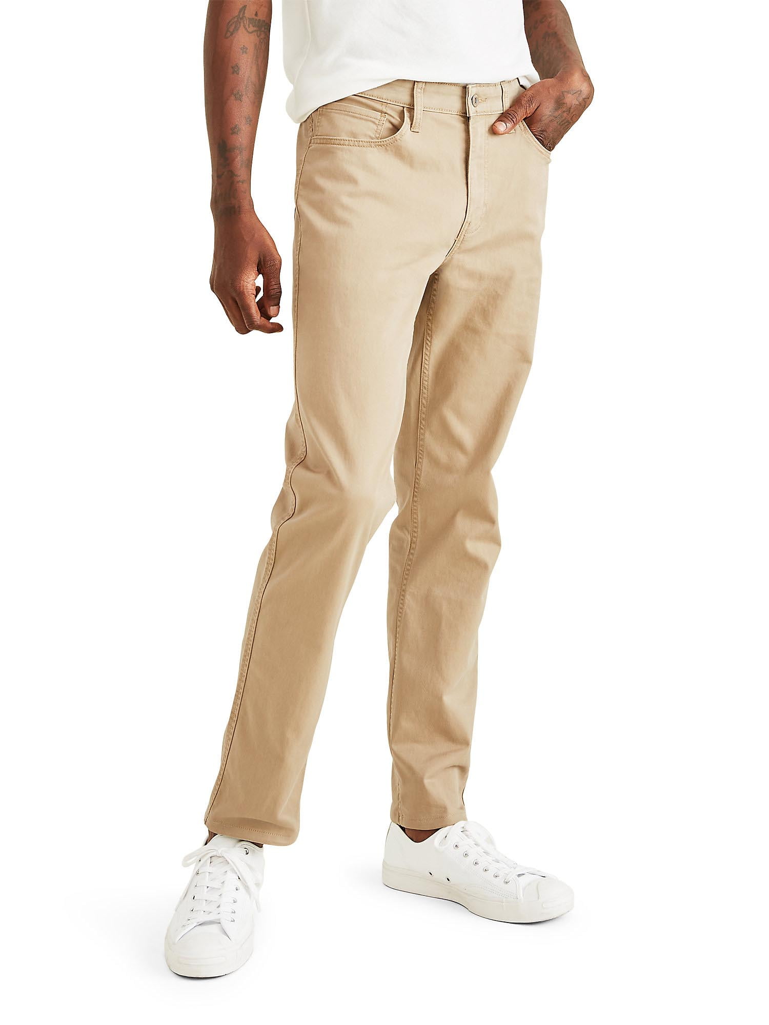 Dockers Men's Straight Fit Jean Cut Khaki All Seasons Tech Pants -  