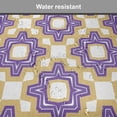 thumbnail image 7 of Abstract Chair Seating Cushion Set of 12, Repetitive Retro Geometric Triangles Mosaic Cube Pattern, Seat Pads for Office with Anti-slip Backing, 16"x16", Blue Violet Pale Camel, by Ambesonne, 7 of 7