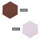 thumbnail image 4 of KAKOWELY 12 tableros de mensajes de fieltro hexagonales para pared, autoadhesivos., 4 of 5