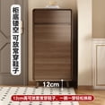 thumbnail image 3 of Zapatero de entrada de madera maciza, puerta del hogar, gabinete de entrada estrecho, apartamento pequeño integrado, 3 of 4