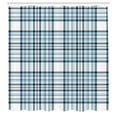 thumbnail image 3 of Ambesonne Plaid Shower Curtain, Traditional Squares Lines, 69"Wx70"L, White and Blue Grey, 3 of 5