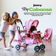 joovy Toy Caboose Baby Doll Stroller, Pink Dot