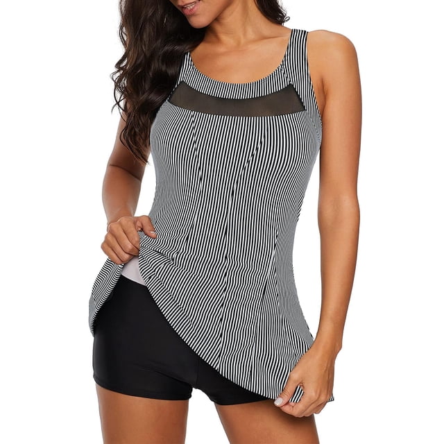 Traje de baño Zando Tummy Control para mujer, tallas 14-16