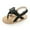 Black, variant on Odeerbi 2025 Babies First Walkers Infant Baby Girls Sandals Shoes Butterfly Causal Summer Newborn Flat Soft Shoes