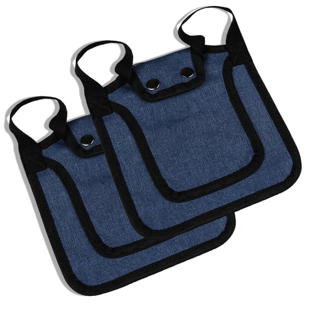 Billuyoard 2 piezas de sillín de pollo con correas ajustables, tela Oxford, delantal plegable para , ala trasera de aves de corral, Protector de Type2 NO2