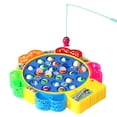 thumbnail image 4 of Juego de plato de pesca giratorio con música eléctrica, juguetes para bebés, niños y niñas, juguetes de pesca, 4 of 6