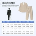 thumbnail image 6 of Kll Brown Gingham Sleepwear Mens Flannel Pajamas,Long Cotton Pj Set, 6 of 9