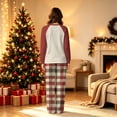 thumbnail image 5 of Lvotionpl 2026 Family Christmas Pajamas Matching Sets, Matching Family Christmas Pjs Long Sleeve Top & Pants Set Matching Holiday Family Pajama Xmas Sets, 5 of 5