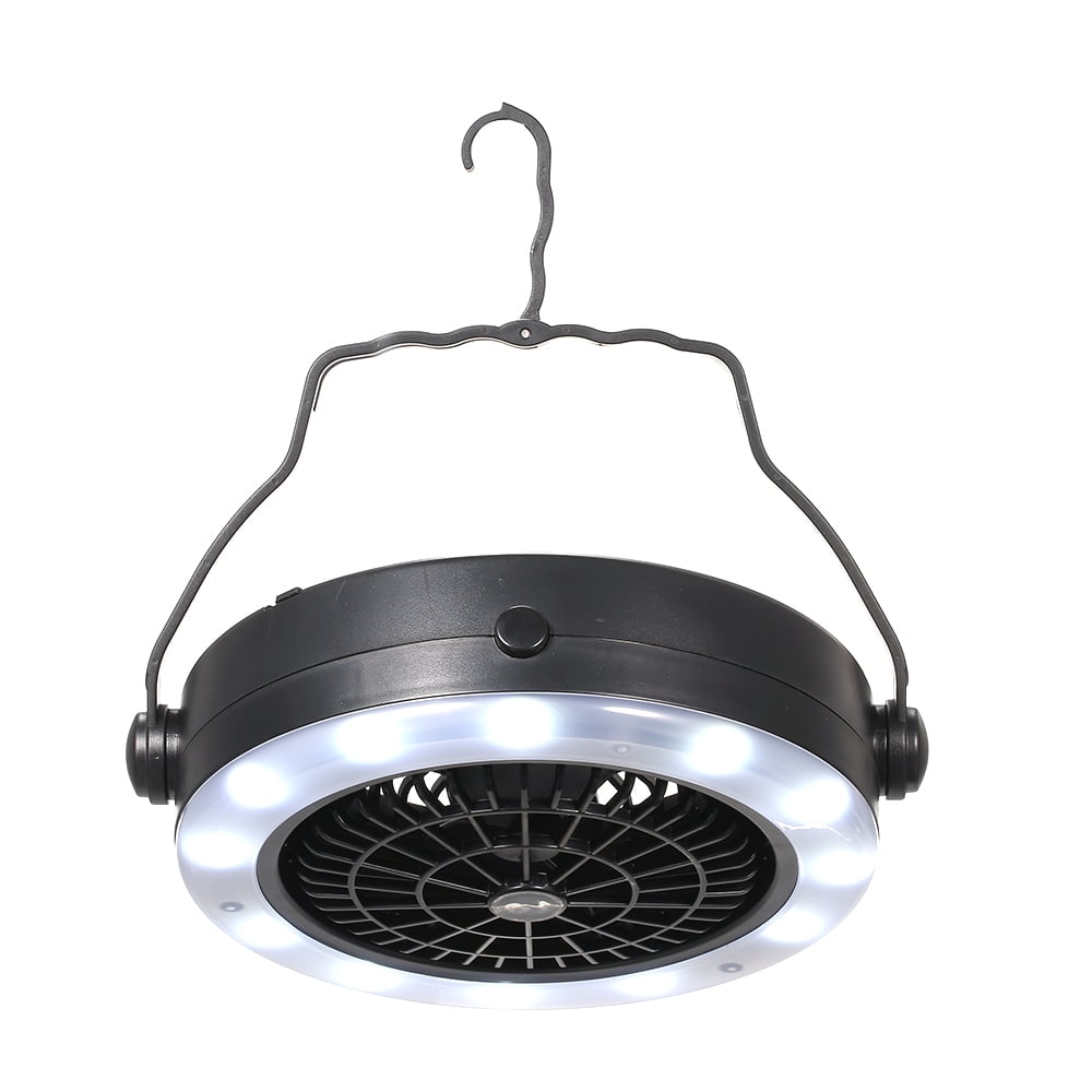 Camping Lantern With Ceiling Fan Led Tent Light Fan Fishing