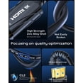 thumbnail image 3 of Cable HDMI de fibra óptica Cratree 8K, 50 pies/15 m, HDMI 2.1 de ultra alta velocidad, 3 of 8