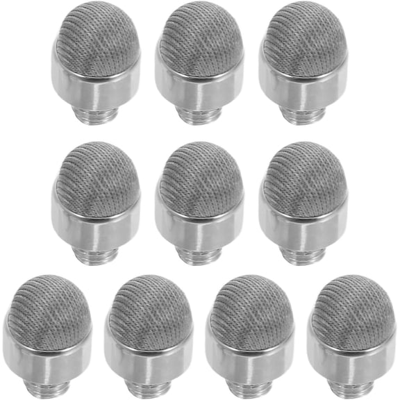 10pcs Replacement Stylus Tips Threaded Nibs for Capacitive Touch Screens High Sensitivity Precision Pen Nibs Spare for Stylus Pens Easy to Replace and Portable