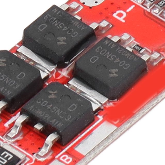 Placa de protección de batería de litio 4S 20A Módulo de protección de descarga de carga de batería de litio ternaria de corriente grande 3,7 V VoborMX herramienta