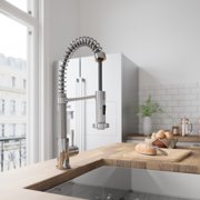 VIGO Edison Single Handle Pull-Down Sprayer Kitchen Faucet in Chrome