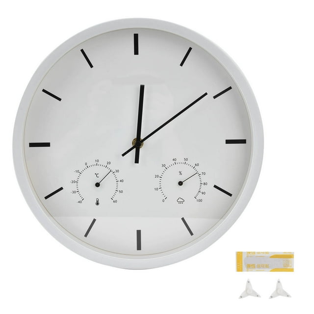 Suministros para el hogar, reloj de pared de estilo nórdico, reloj de pared, termómetro, reloj de pared creado magistralmente