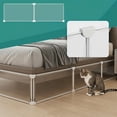 thumbnail image 1 of Deflector para El Hueco Debajo de La Cama – Bloque a Prueba de Mascotas para Mesita de Noche, Balcón o Armario – Sellador de Plástico Flexible Que Evita Que La Suciedad y Los Juguetes Se Caigan – Bur, 1 of 7