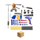 thumbnail image 1 of Kit Ventosas Saca Golpes Repara Abolladuras Auto Carro 77 pzs Lab.G Multicolor, 1 of 5