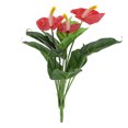 thumbnail image 1 of Ounissouiy Flor de anturio artificial de 12 cabezas Decoración Oficina en casa Ornamento de flores falsas de plástico Type3 Ounissouiy HA6995-00B, 1 of 6