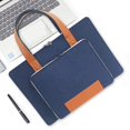 thumbnail image 4 of LEEYNEER 17 inch Laptop Briefcase Water-Resistant Bag Portable Carrying Protector with Sturdy Handle and Zipper Multi-pocket Waterproof Computer Bag Slim Briefcase for Men Women, 4 of 6