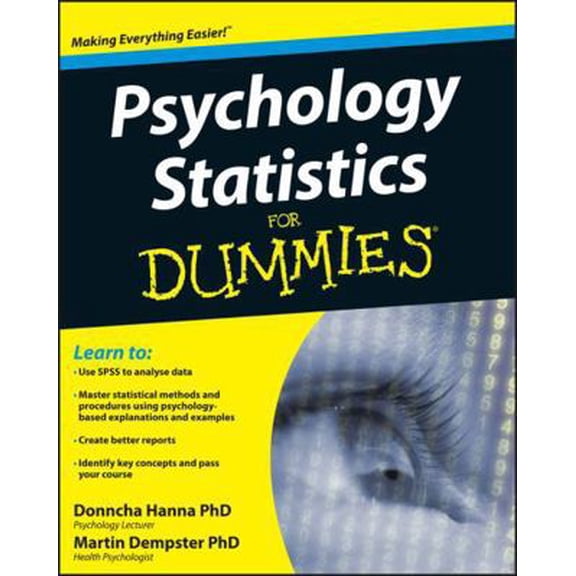 Pre-Owned Psychology Statistics For Dummies (Paperback) 1119952875 9781119952879
