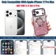 thumbnail image 2 of Funda magnética con purpurina para iPhone 17 Pro Max, compatible con MagSafe, protección total, delgada, a prueba de golpes y arañazos, con protector de lente de cámara, red antipolvo y brillo, 2 of 7