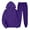 Purple, variant on MLQIDK Mens 2 Piece Set Workout Gym Big and Tall Jogging Sweat Suits Tracksuits Casual Fleece Hoodie and Sweatpants Athletic Jogging Sweat Suits Lounge Outfit Winter Suit Sets Sky Blue XL
