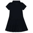thumbnail image 2 of French Toast Toddler Girls School Uniform Short Sleeve Ruffle Pique Polo Dress (Toddler Girls), 2 of 8