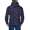 thumbnail image 5 of Zip Up Hoodies for Men - star starry sky navyblue Long Sleeve Comfrt Men'S Fashion Hoodies & Sweatshirts, Jackets for Men Hoodies Pullover Clothing Clothes with Pouch, 5 of 5