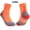 Orange, variant on 3 Pairs Mid Calf Marathon Running Socks Men Women, Thick Terry Cushioned Quick Dry Anti Slip Anti-Odor Athletic Socks for Cycling Basketball Gym Tennis