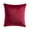 Red, variant on Holiday Time 18" x 18" Red Velvet Decorative Pillow