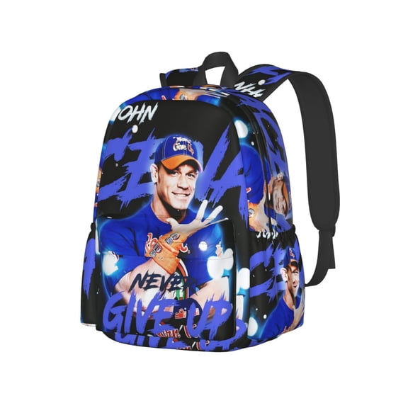 Casual John Cena Never Give UP Backpack High Quality Lightweight Large Capacity Bookbag Schoolbag Daypack Backpacks Shoulder Bag