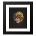 thumbnail image 2 of Rolf Armstrong 12x14 Black Modern Framed Museum Art Print Titled - Portrait of Pearl White (1920), 2 of 5