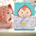 thumbnail image 2 of Miangastore Baby Memory Book Pink Felt 1Set 10.4x7.5in, 2 of 8